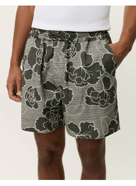 LES DEUX Charlie Poppy AOP Shorts 1001488