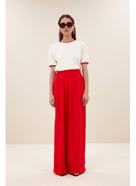 BY-BAR benji satin stripe pants (26218022)