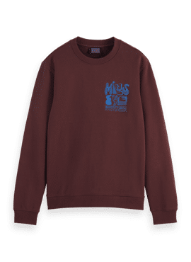 178751 LEFT CHEST ARTWORK SWEATSHIRT SCOTCH & SODA