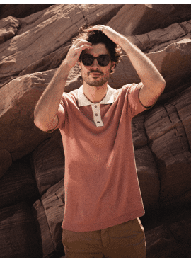 509960 MMGFrancesco Polo SS Knit MOS MOSH