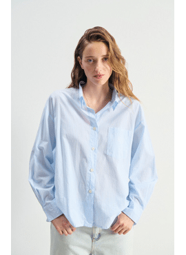 AMERICAN VINTAGE SHIRT ELU06AE26 CHEMISE MI AMPLE