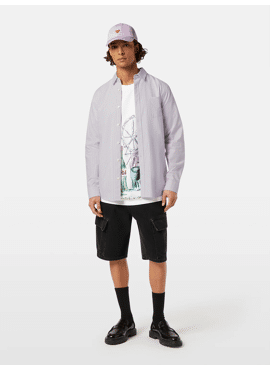 180020 Regular fit striped oxford shi SCOTCH & SODA