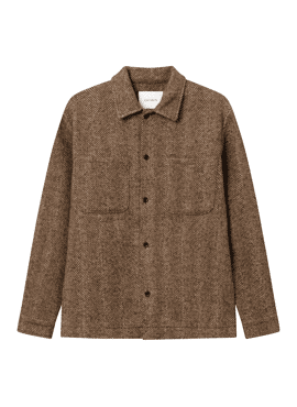 LDM640100 Milian Herringbone Overshirt Les Deux