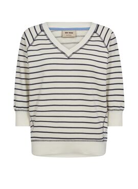 168580 MMMaggie Stripe Sweatshirt MOS MOSH