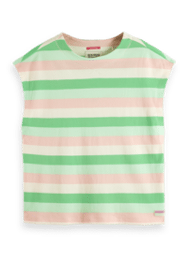 SCOTCH & SODA Loose fit sleeveless T-shirt