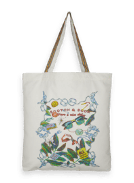 SCOTCH & SODA Canvas artwork tote 174282