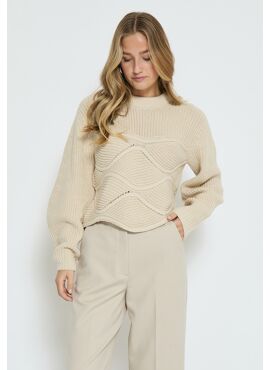 PEPPERCORN Sif Mock Neck Knit Pullover PC7474