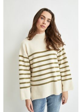 PEPPERCORN Rosie GRS High Neck Knit Pullover PC7577