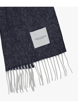 PPVS30001C SCARF LAMBSWOOL NAVY PROFUOMO