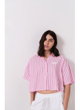 AMERICAN VINTAGE SHIRT VEX06AE26 CHEMISE COURTE AMPLE