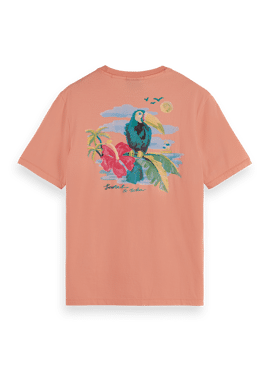 SCOTCH & SODA Front Back Artwork T-shirt 175641