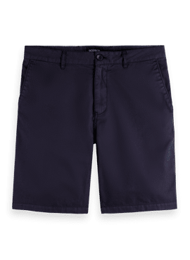 SCOTCH & SODA STUART- garment-dyed cotton-blend twill short 177570