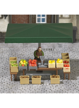 BUSCH 7706 / M-Welt: Marktstand Obst H0   