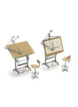 ARTITEC 387.474 / Set tekentafels met stoelen (2x)