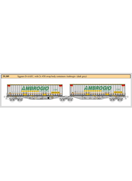 B-models 59309 / Containerwagen 