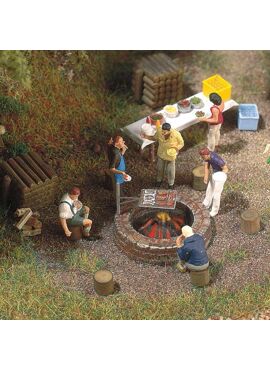 BUSCH 5407 / Lagerfeuer & Grill H0        