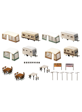 FALLER 130503 / CAMPING CARAVAN SET