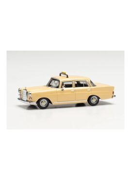 HERPA 095693 / H0 Mercedes-Benz 200 Tailfin, Taxi, ivory