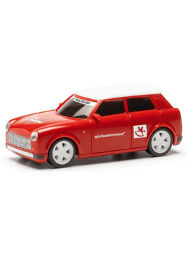 HERPA 954990 /  Trabant NT in Rood en wit 75 Years of Herpa Limited Edition