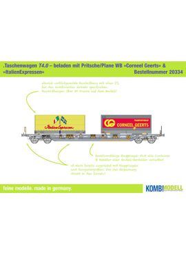 KOMBIMODELL 20334.02 / Containerdraagwagen