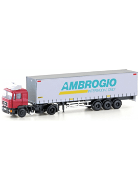 LEMKE LC4071 / MAN F90 schuifzeil oplegger Ambrogio