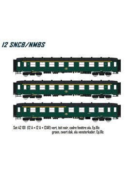 LSModels 42101 / NMBS 3 rijtuigen I2