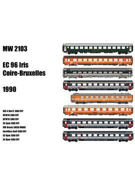 LSM MW2103 / SET CHUR-BRUSSEL EC 96 IRIS (1990)
