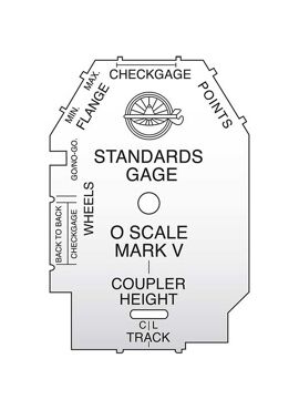 NMRA-O / MARKV-Standaard mal O scale