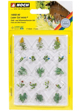 NOCH 14056 / Veld en weideplanten, 17 stuks