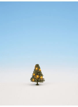 NOCH 22111 / H0/TT/N/Z Verlichte kerstboom, 5 cm hoog