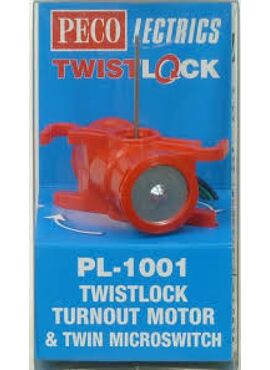 Peco PL-1001 / Twistlock wisselmotor + Microswitch