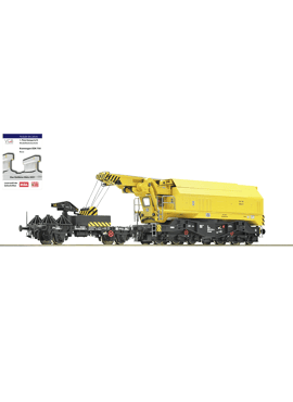 Roco 73035 / Spoorkraan EDK 750 DB (geel) =