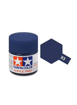 TAMIYA 81503 / Acryl MINI X3 Royal Blue 10ml Blinkend