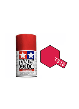TAMIYA 85018 / Acryl TS18 ROUGE METALLISE     Spuitbus 100ml
