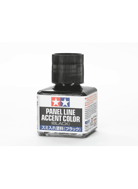 TAMIYA 87131 / PANEL LINE ACCENT COLOR ZWART