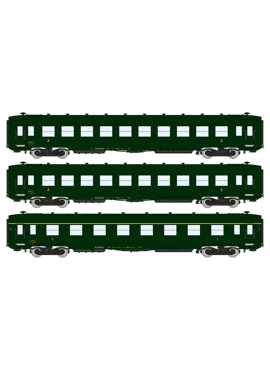 REE VB-389 / 3 rijtuigen DEV AO van de SNCF, tijdperk III