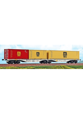 ACME 40369 / Containerdraagwagen Sggrs 80' AAE met 3 MSC-containers