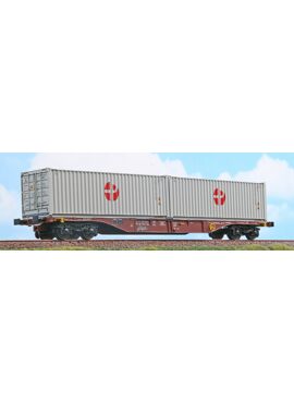 ACME 40428 /  Touax Containertragwagen Sgnss 60 Ep.5/6
