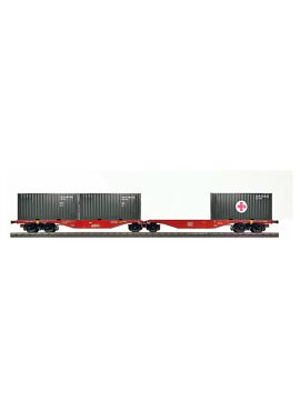ACME 90165 / containerwagen type Sggrss 80 v/d DB AG
