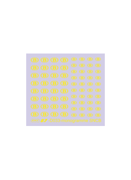 AMF87 D033 / NMBS logo's (geel)