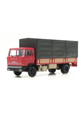 Artitec 487.051.02 / DAF kantelcabine 1970, open bak, huif, rood