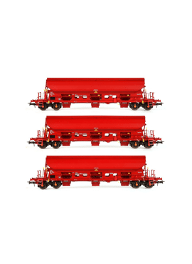 Van Biervliet 83014 / Set van 3 bruine Tads van Lineas