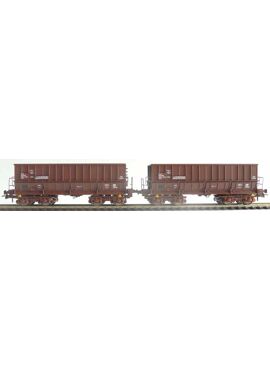 B-Models 45244 / 2 erts-wagons bruin ‘ NMBS / SNCB ’