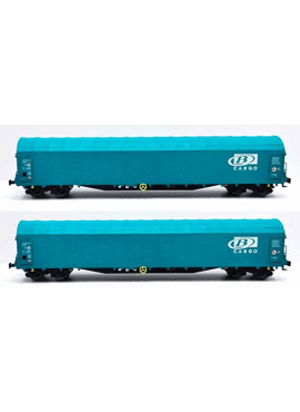 B-models 45665 / 2 B-cargo-wagens NMBS (set 2)