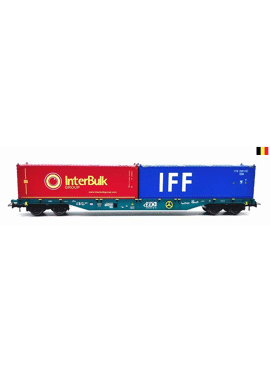 B-models 54172 / Sgns wagon, NMBS B-cargo, 30ft Bulk container InterBulk + IFF
