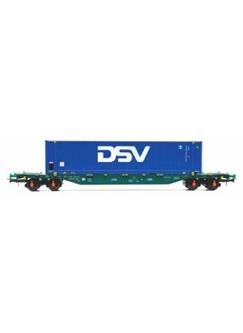 B-models 54406 / Sgns wagon, LINEAS Belgium, with 45ft container DSV 