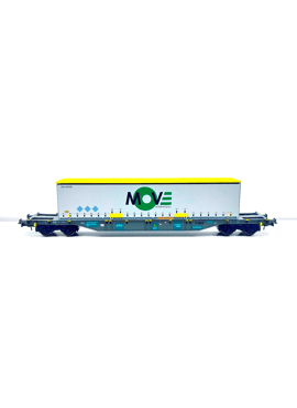 B-models 54422 / Sgns wagon, LINEAS Belgium, met Swap Body container  MOVE intermodal 