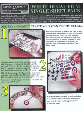 BMF 126 / Decal papier wit (laser) 