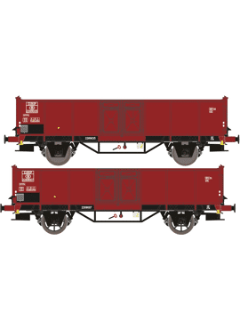 Exacttrain 23981 / 2 NMBS goederenwagens UIC