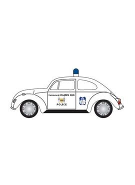Herpa 947879 / VW kever van de Belgische politie (Kraainem)